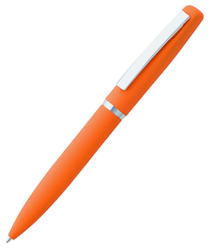 Ручка шариковая Bolt Soft Touch, оранжевая